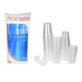 Dealmed Disposable Clear Plastic Cups, 7 Oz, 100 Ct, 25/Cs, 2500PK 781037